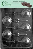 Cybrtrayd S069 Sports Chocolate Candy Mold, Baseball Lolly