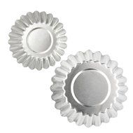 HOVEOX Aluminum Cupcake Egg Tart Cake Cookie Mold Lined Mould Tin Baking Tool ( 20 pcs ) N2