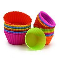 Ankway Silicone Cupcake Pan, Nonstick Fish &amp; Bone Shape Bakeware Mold (2 Pack) N19