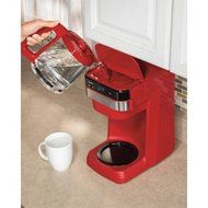 Hamilton Beach 46301 12-Cup Programmable Coffee Maker, Red N3