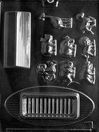 Cybrtrayd N030B 3D Noah&#039;s Ark-Animals Piece-2 Chocolate Candy Mold with Exclusive Cybrtrayd Copyrighted 3D Chocolate...