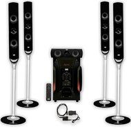 Acoustic Audio AAT1000 Tower 5.1 Speaker System with Optical Input &amp; Powered Sub N2