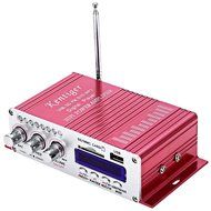 Robolife USB Hi-Fi Stereo Output Power Amplifier with Remote Control SD Card Player Red