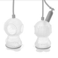 Silicone Diver Deep Tea Leaf Herbal Spice Strainer Filter Infuser Diffuser Bag-Gray N4