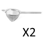 RSVP Endurance Stainless Steel Conical Strainer, 5 Inch Pack of Two N2