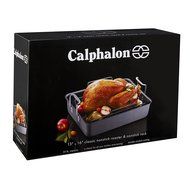 Calphalon Classic Hard Anodized 16-Inch Roasting Pan with Nonstick Rack N4
