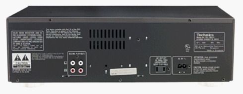 Technics RS-TR272 Dual Cassette Deck (Discontinued by Manufacturer)