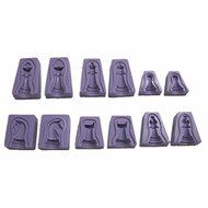 HT BAKEWARE | Chess Pieces Set Silicone Mold (12 Pieces) N2