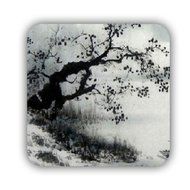 Generic Cup Mat Made By Mdf With Asian Chinese Painting 4 Soft N5