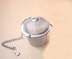 Edealing Stainless Mesh Ball Reusable Strainer Herbal Locking Tea Filter Infuser Spice M Size