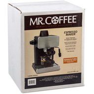 Mr. Coffee Steam Espresso Machine, Stainless Steel/Black (Certified Refurbished) N4