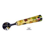 Coffee Scoop With Ceramic Handle - Bonus Coffee and Tea Recipes - Cone Shaped Scooper - Gift Boxed Kitchen Accessory... N5