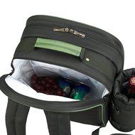 Picnic at Ascot - Deluxe Equipped 2 Person Picnic Backpack with Cooler &amp; Insulated Wine Holder - Trellis Blue N5