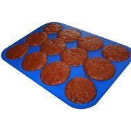 Muffin Pan Silicone and Cupcake Maker 12 Cup Quality Muffin Bake Pan (Blue) N7