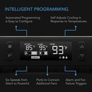 AC Infinity AIRCOM T8, Quiet Cooling Blower Fan System 17" for Receivers, Amps, DVR, AV Cabinet Components N3