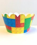 Building Blocks Cupcake Wrappers 24ct