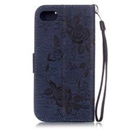 iPhone 7 Case, iPhone 7 Wallet Case,PHEZEN Beauty Luxury Handmade Rose Flower Butterfly Bling Diamond PU Leather... N32