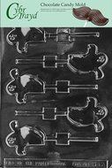 Cybrtrayd H064 Halloween Chocolate Candy Mold, Spooky Ghost Lolly