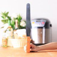 Dianoo Stainless Steel Frosting Blade Cake Spatula with Wooden Handle, Icing Spatula, Cake Decorating Spatula,... N6