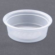 Plastic Souffle Portion Cups, 1/2 Oz., Translucent, 2500/carton