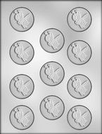 CK Products 1-3/4-Inch Circle with Bumblebee Chocolate Mold