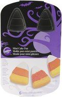 Wilton - Mini Non-Stick Cake Pan-Candy Corn 6 Cavity