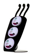 Marketing Holders 3-Slot Acrylic Coffee Mug Shape (No Handle) Keurig K-Cup Coffee Pod Holder (Translucent Gray... N2