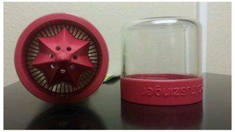 Anything Citrus Zinger Juicer Infuser, Pink Water Bottle BPA Free Plastic