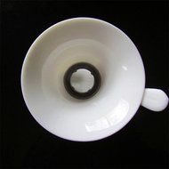 Porcelain Ceramic Tea Strainer Filter Colander And Guanyin Buddha Hand Style Support Holder - Essential Tools... N7