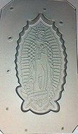 Flexible Resin Mold Virgin Mary Virgen de Guadalupe 3" x 1.5" x 1/4" Deep N2
