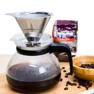 Pour Over Coffee Dripper with Coffee Scoop &amp; Bag Clip- Reusable &amp; Eco-friendly Single Serve Permanent Drip Coffee... N8