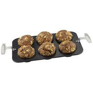 George Foreman GRP4EMB Black Evolve Grill with 2 Grill Plates, 1 Deep-Dish Bake Pan and 1 Cupcake and Muffin Pan... N5