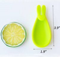 Amgate Rabbit-shaped Silicone Tea Bag Holder for Cup Mug Set of 5 Multi-colored N3