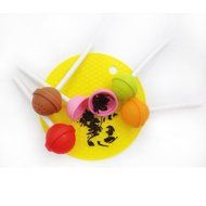 MAXGOODS Fine Silicone Sweet Tea Infuser Candy Lollipop Loose Leaf Mug Strainer Cup Steeper 2-Pack N6