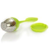 Loose Leaf Tea Infuser Strainers Filters. Silicone Micro Perforated Stainless Steel Ball Come with a Drip Tray... N7