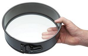 Springform Cake Tin 25cm 10" with Glass Base N4