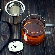 Dechunxian&reg; Creative Life Series - Glass Tea Pot + Tea Infuser Strainer ,Lead-free Heat-resistant Borosilicate... N10