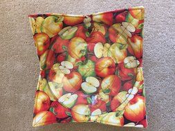 Apples, Fruit handmade, Hot Cold Plate Cozy,Microwave Plate Cozie,Fabric Trivet,Hot pad,Pot Holder,Cotton Fabric... N3