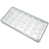 Fat Daddio's PCMM-02 24-Piece Square Angled Chocolate and Candy Mold Tray Set N2