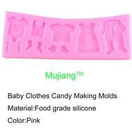 DIY Fondant Cake Lace Mold Baby Clothes Washing Line Silicone Molds Sugar Craft Mold Cake Decorating Ct394 N2