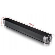ELlight Bluetooth Small Sound Bar 3.0 Channel 15.7in 10W(2X5W) Wireless Subwoofer Stereo Speaker,Black N2