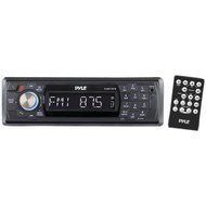 PYLE PLMR17BTB Marine Single-DIN In-Dash Mechless Receiver with Detachable Face &amp; Bluetooth(R) (Black)