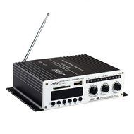 Lepy LP-V9S Digital 2x25W Mini Hi-fi Stereo Power Amplifier with Remote Control and 3A Power Cable Support USB... N5