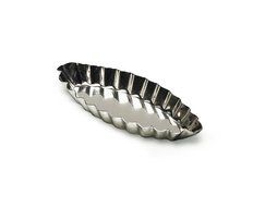 Gobel Fluted Barquette Heavy Tinned Steel 1/2" High - 3-5/8" x 1-3/4"