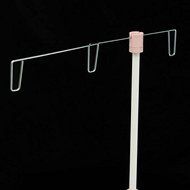 (12095-u) PINK THREE SPOOL THREAD STAND HOLDER HOUSEHOLD SEWING MACHINE (USA) N2