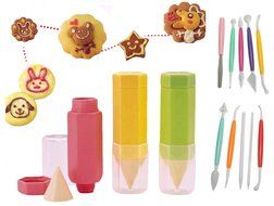 Lesirit Christmas Cake Decorating Pen Tool Kit (Blue) N13