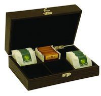 Tea Box Hardwood with 6 Compartments