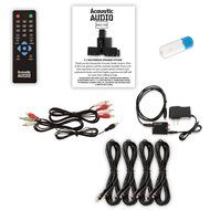 Acoustic Audio AA5150 Home 5.1 Speaker System with USB Bluetooth Optical Input FM and 4 Ext. Cables N2