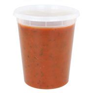 Freshware 24-Pack 32 oz Plastic Food Storage Containers with Airtight Lids - Restaurant Deli Cups, Foodsavers,... N4