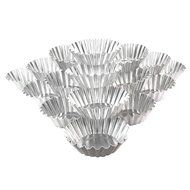 HOVEOX Aluminum Cupcake Egg Tart Cake Cookie Mold Lined Mould Tin Baking Tool ( 20 pcs ) N3